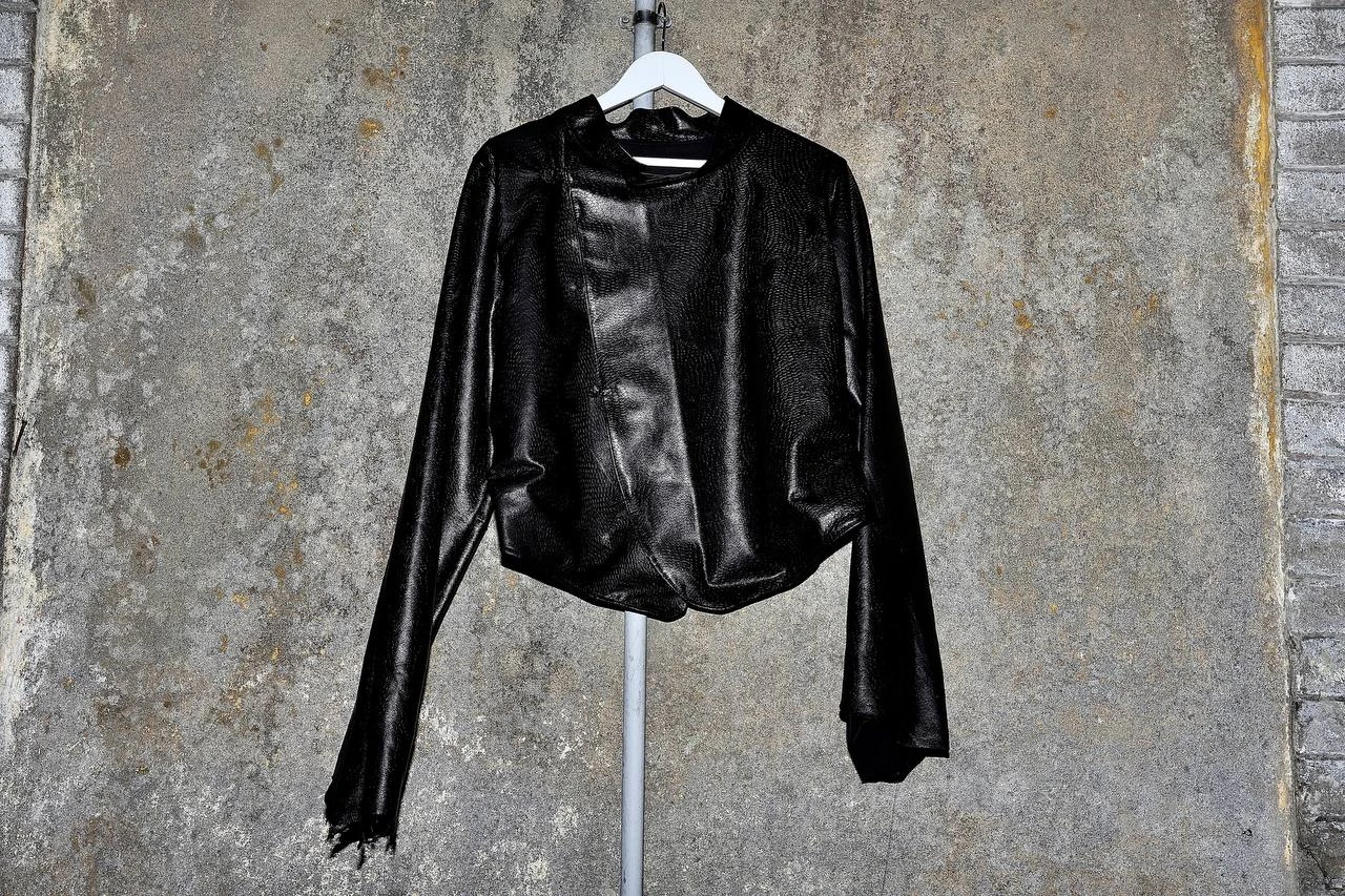 Leather Jacket «A Wounded Angel Defeated by the Loss of Faith»